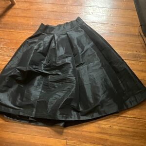 NWT Black Shiny Taffeta Formal Skirt